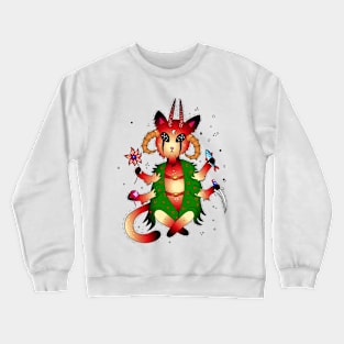 Baphomet demonic cat Crewneck Sweatshirt